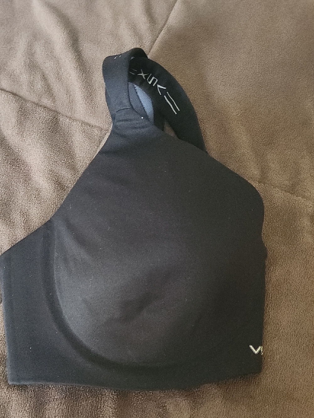 Victoria's Secret Black Sports Bra with Printed Size Label